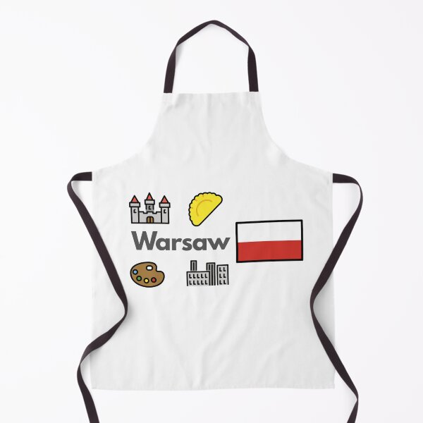 Item preview, Warsaw City Icons - Poland Pierogi & Old Town Travel Design designed and sold by iccdesignsshop.