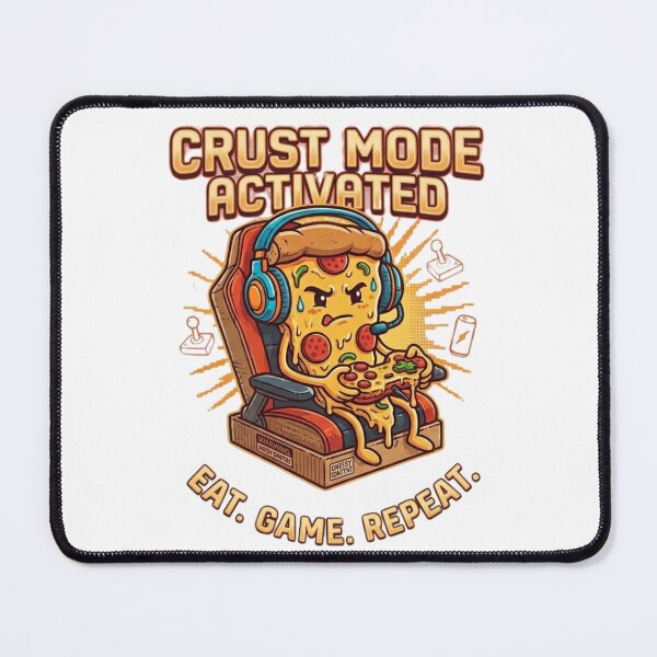 Item preview, Crust Mode Activated Pizza Gamer - Funny Gaming Chair designed and sold by Wear Sculpt.