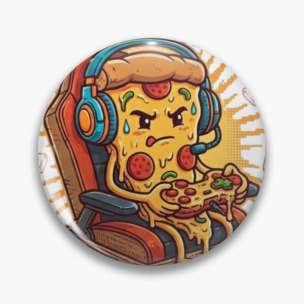 Item preview, Crust Mode Activated Pizza Gamer - Funny Gaming Chair designed and sold by Wear Sculpt.