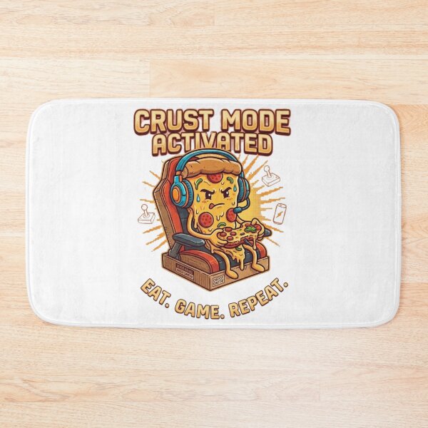 Item preview, Crust Mode Activated Pizza Gamer - Funny Gaming Chair designed and sold by Wear Sculpt.