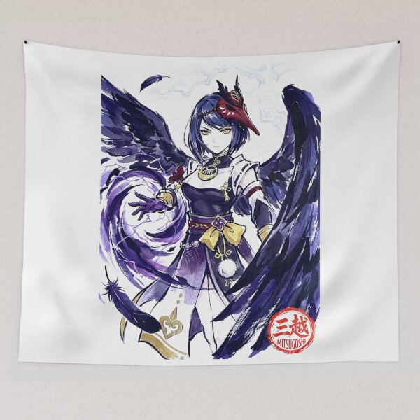 Item preview, Kujou Sara Sumi-e designed and sold by Mitsugoshi.
