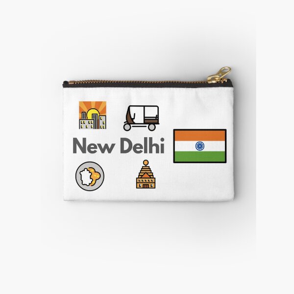 Item preview, New Delhi City Icons - India Curry & Rickshaw Travel Design designed and sold by iccdesignsshop.