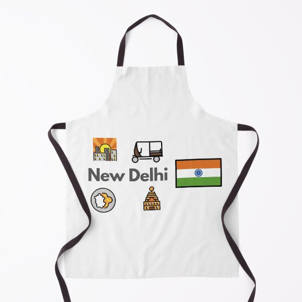 Item preview, New Delhi City Icons - India Curry & Rickshaw Travel Design designed and sold by iccdesignsshop.