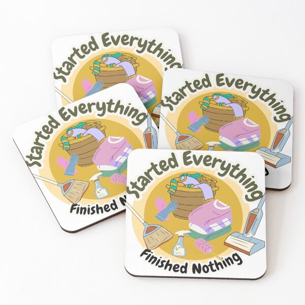 Item preview, Started Everything Finished Nothing - Funny designed and sold by LAJdesigns.