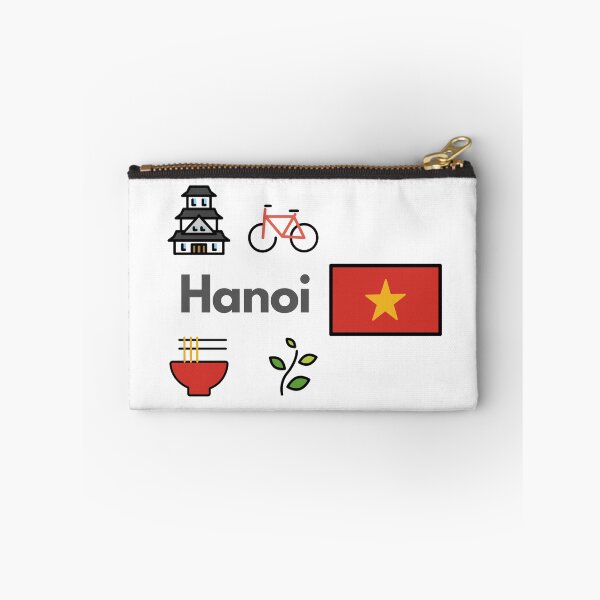 Item preview, Hanoi City Icons - Vietnam Pho & Bicycle Travel Design designed and sold by iccdesignsshop.