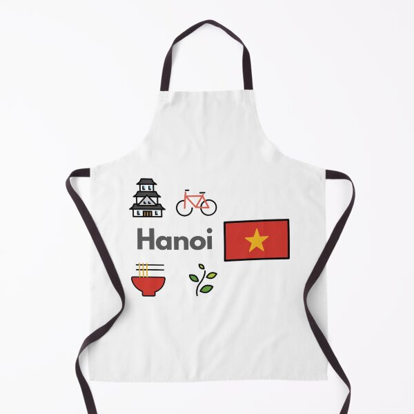 Item preview, Hanoi City Icons - Vietnam Pho & Bicycle Travel Design designed and sold by iccdesignsshop.