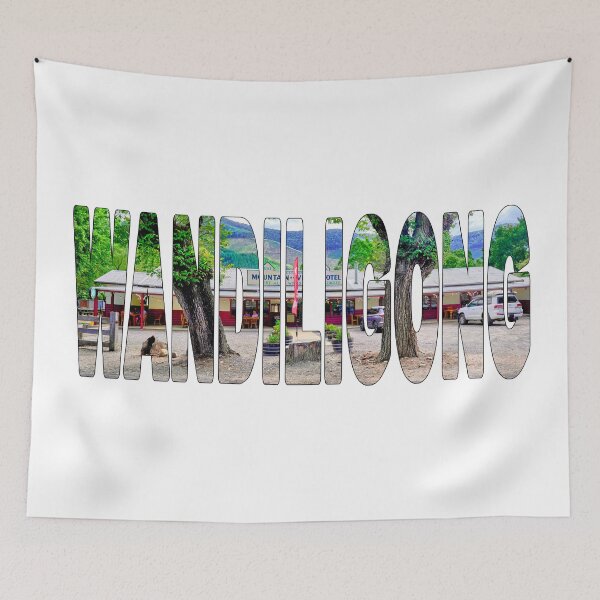 Item preview, WANDILIGONG - Historic Mountain View Pub VIC High Country Buffalo Hotham designed and sold by Adam Gormley.