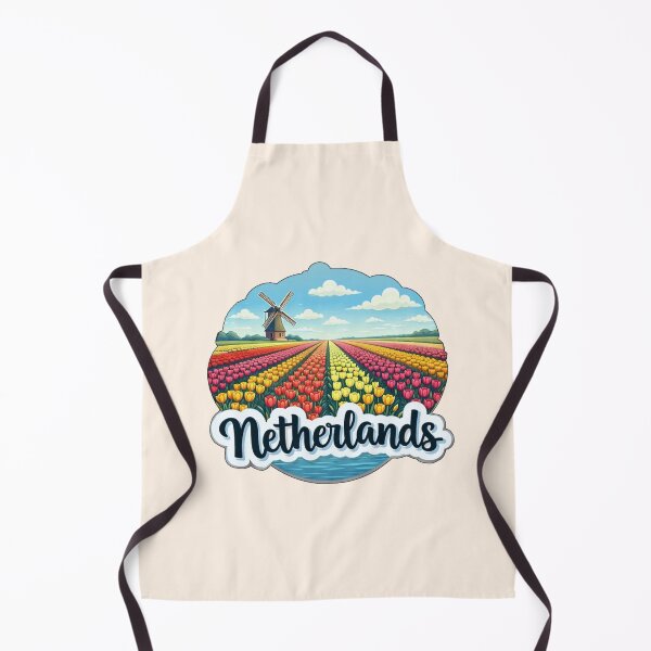 Item preview, Netherlands Tulip Fields designed and sold by Myra365Art.