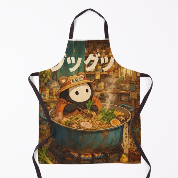 Item preview, Cozy Raku Japanese Ramen Kitchen Illustration designed and sold by RakuWorld.