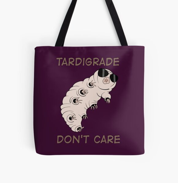 Tardigrade Don't Care All Over Print Tote Bag