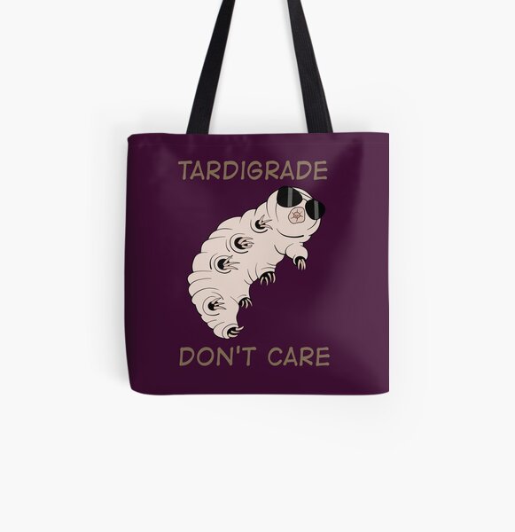 Tardigrade Don't Care All Over Print Tote Bag