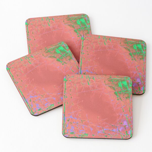 Item preview, Abstract Fusion: Vibrant Red and Emerald Geometric Textures designed and sold by Biliastro.