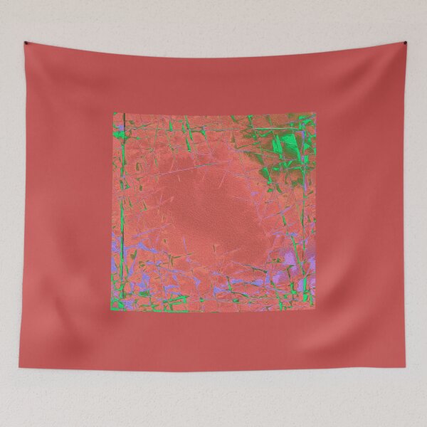 Item preview, Abstract Fusion: Vibrant Red and Emerald Geometric Textures designed and sold by Biliastro.