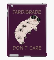 Tardigrade Don't Care iPad Case/Skin