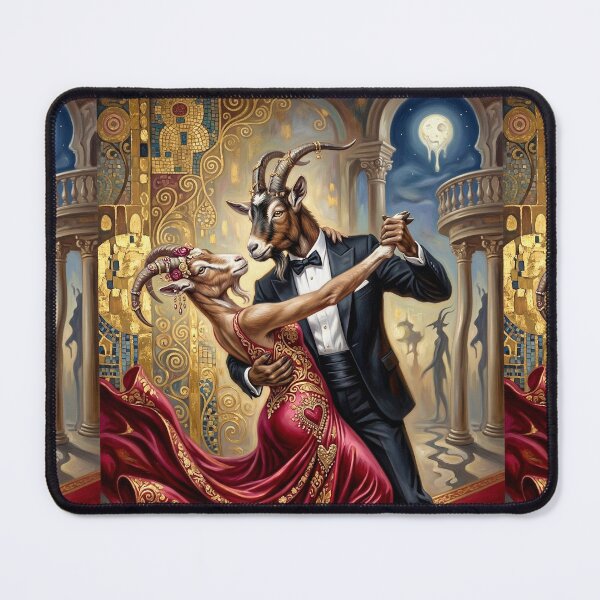 Item preview, The goat and the billy goat in love. Year of the Goat 2027. designed and sold by Natalia-Vlad.