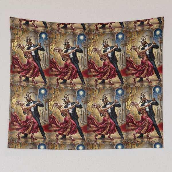 Item preview, The goat and the billy goat in love. Year of the Goat 2027. designed and sold by Natalia-Vlad.