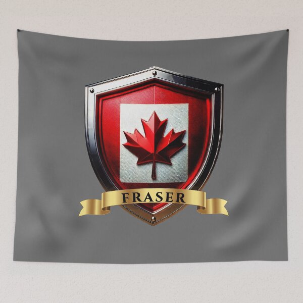 Item preview, Fraser Canada Surname Shield designed and sold by Highlandkings.