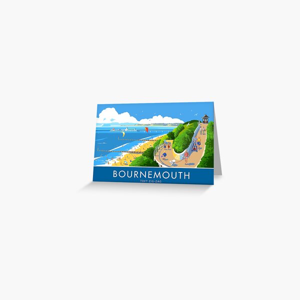 Toft Zig-Zag, Bournemouth Greeting Card