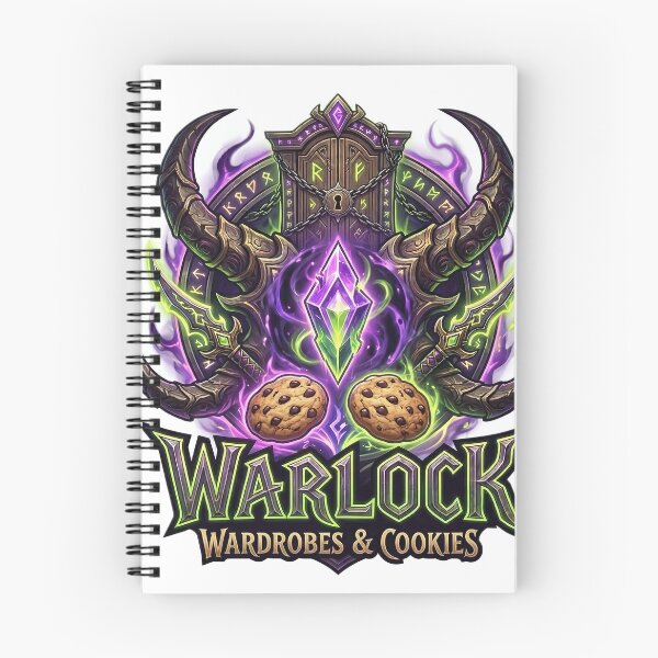 Item preview, Warlock Class Crest: Wardrobes & Cookies designed and sold by InspirAI.