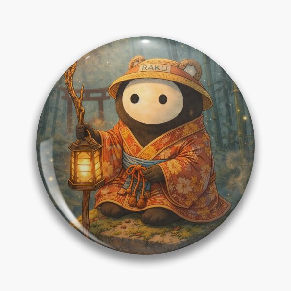 Item preview, Mystical Raku Japanese Lantern Spirit Illustration designed and sold by RakuWorld.