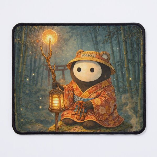 Item preview, Mystical Raku Japanese Lantern Spirit Illustration designed and sold by RakuWorld.