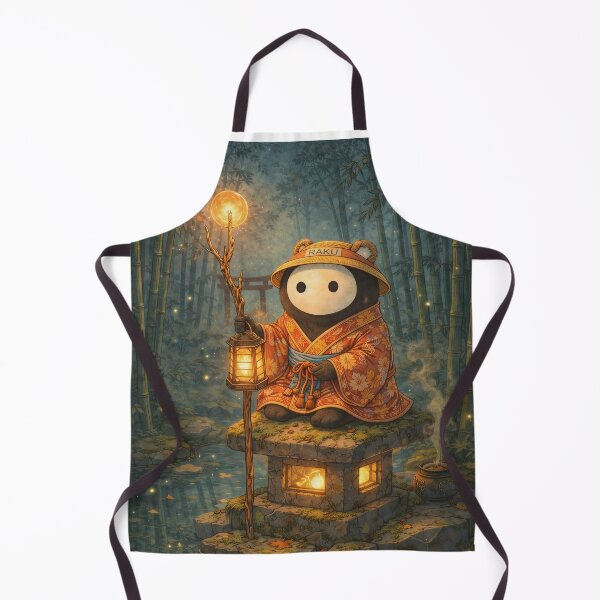 Item preview, Mystical Raku Japanese Lantern Spirit Illustration designed and sold by RakuWorld.