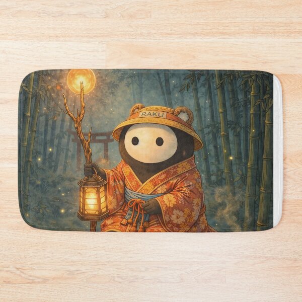 Item preview, Mystical Raku Japanese Lantern Spirit Illustration designed and sold by RakuWorld.