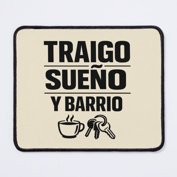 Item preview, Spanish Coffee and Keys Shirt - Traigo Sueño y Barrio designed and sold by POD DYNASTY.