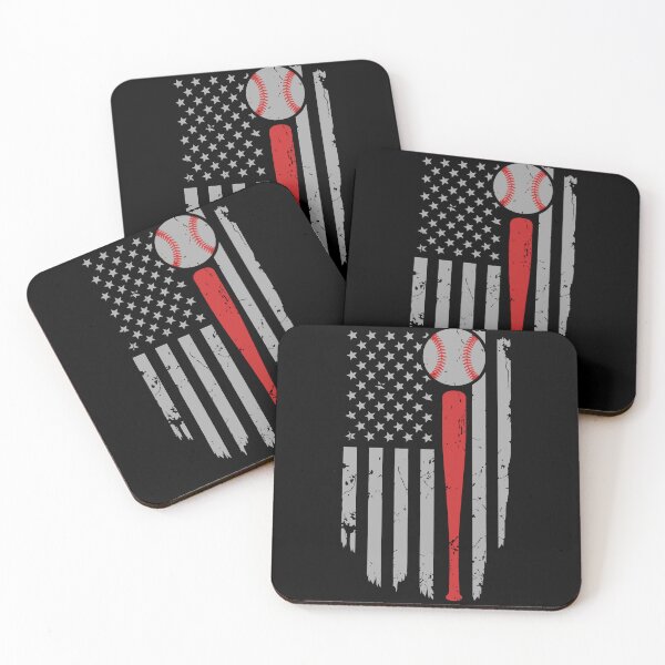 Item preview, Patriotic Baseball Flag Bat Ball USA Vintage designed and sold by Madine Design.