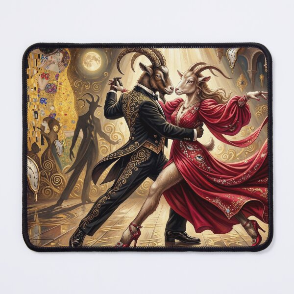 Item preview, The goat and the billy goat in love. Year of the Goat 2027. designed and sold by Natalia-Vlad.