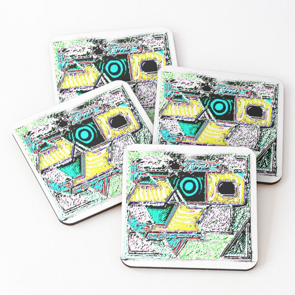 Item preview, modern mosaic flow electrize 12 colorful geometric abstract design designed and sold by SmashingDeals.