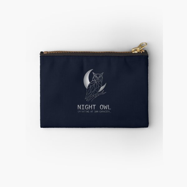 Item preview, Night Owl — Operating at 3AM Capacity Dark Hoodie designed and sold by yamer-merya.