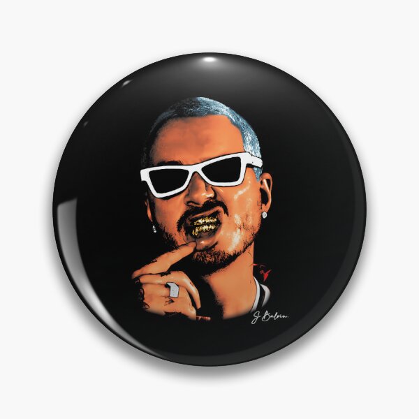 Item preview, J Balvin Portrait designed and sold by AbdulRafayAhmed.