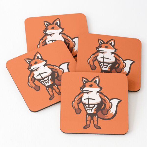 Item preview, Strong Bodybuilder Fox designed and sold by JOHNITEES.