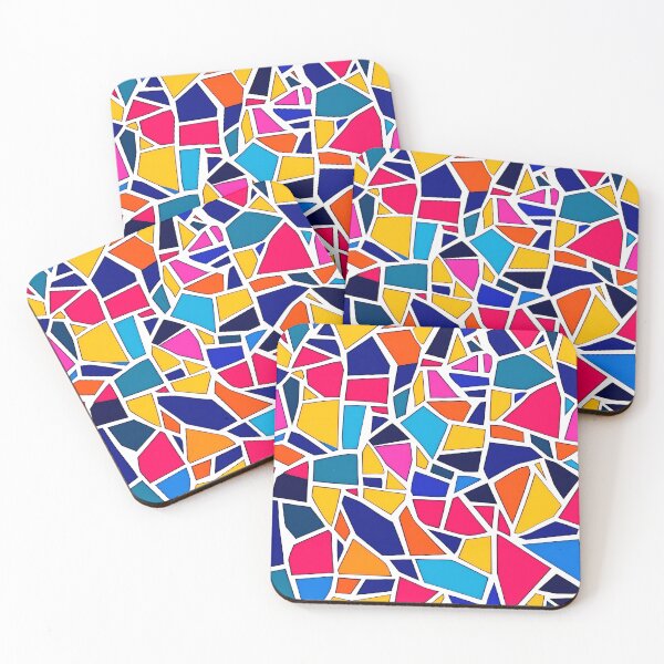 Item preview, Vibrant Mosaic Style Abstract Art Scattered Designs Pattern designed and sold by DEC02.