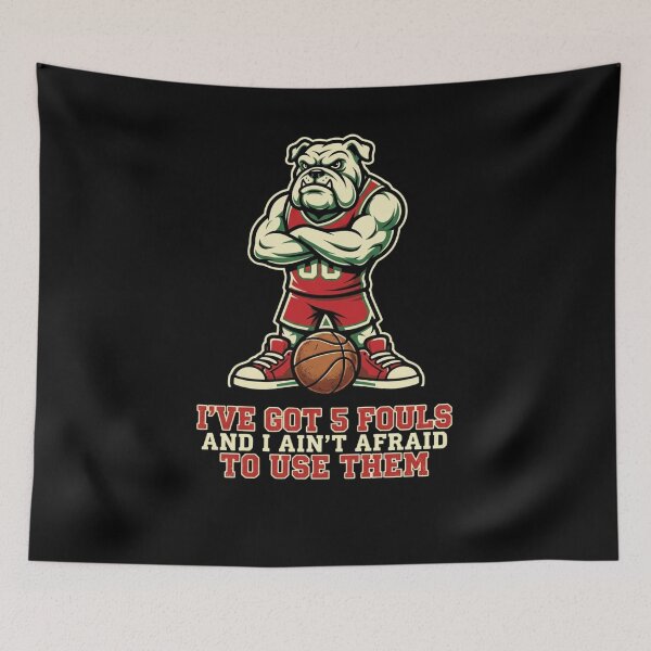 Item preview, Bulldog Basketball 5 Fouls Ain't Afraid designed and sold by snowry.