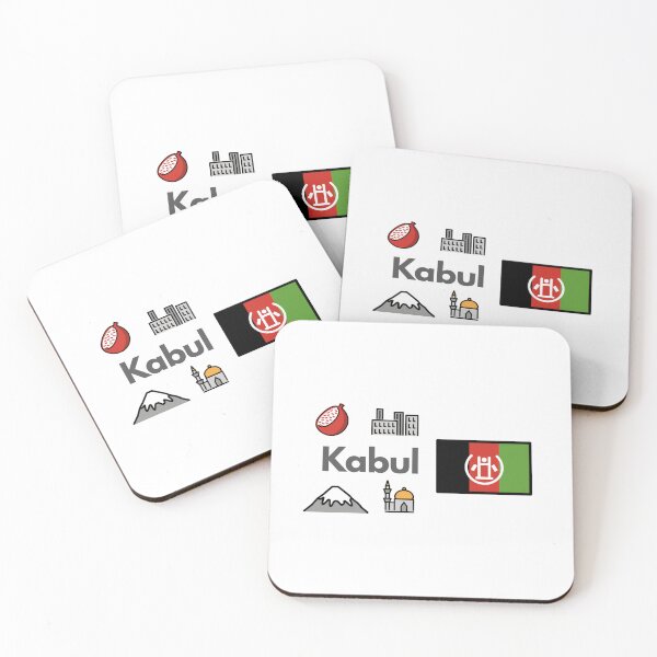 Item preview, Kabul City Icons - Afghanistan Pomegranate & Hindu Kush Mountains Design designed and sold by iccdesignsshop.