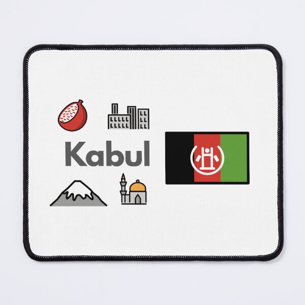 Item preview, Kabul City Icons - Afghanistan Pomegranate & Hindu Kush Mountains Design designed and sold by iccdesignsshop.