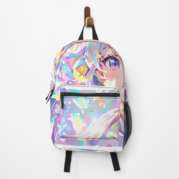 Item preview, Holographic Pastel Kawaii Anime Girl - Sparkly Prism Art designed and sold by Yogeshrock.