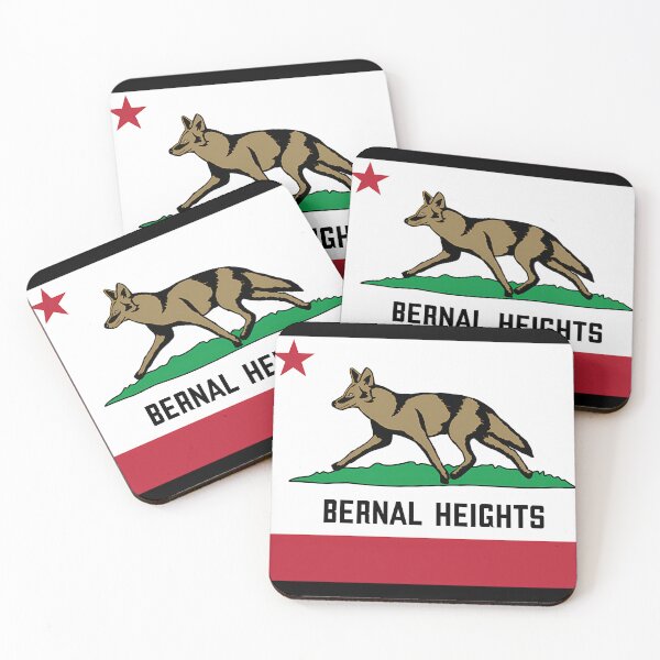 Item preview,  Bernal Heights Coyote San Francisco California designed and sold by intothelove.