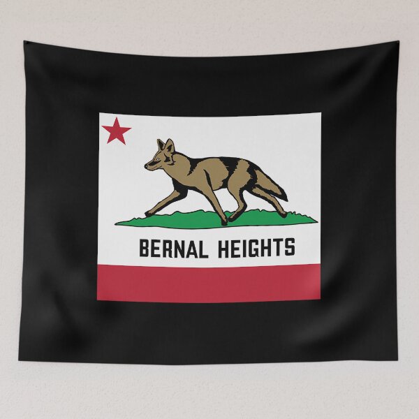 Item preview,  Bernal Heights Coyote San Francisco California designed and sold by intothelove.