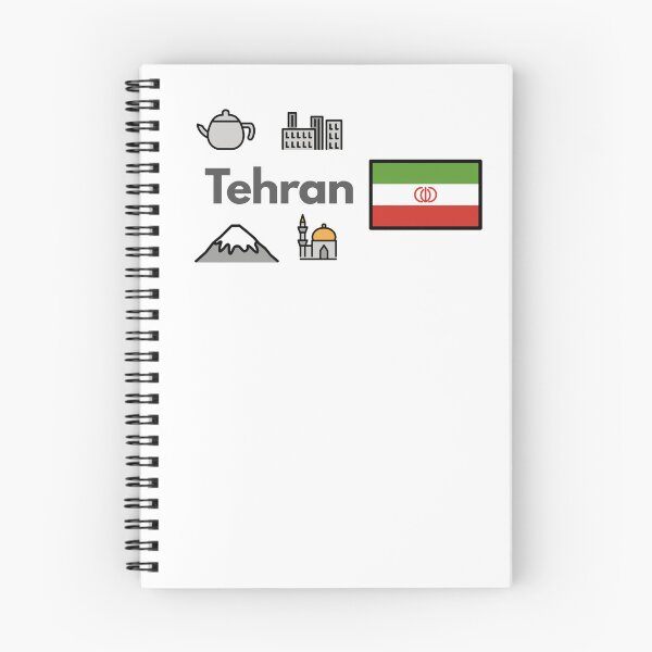 Item preview, Tehran City Icons - Iran Persian Tea & Damavand Mountain Design designed and sold by iccdesignsshop.