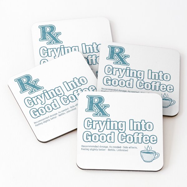Item preview, Therapist Recommended — Crying Into Good Coffee Tee designed and sold by yamer-merya.