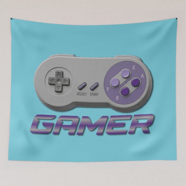Item preview, SUPER GAMER - #72CCDE designed and sold by Marlon Oseguera.