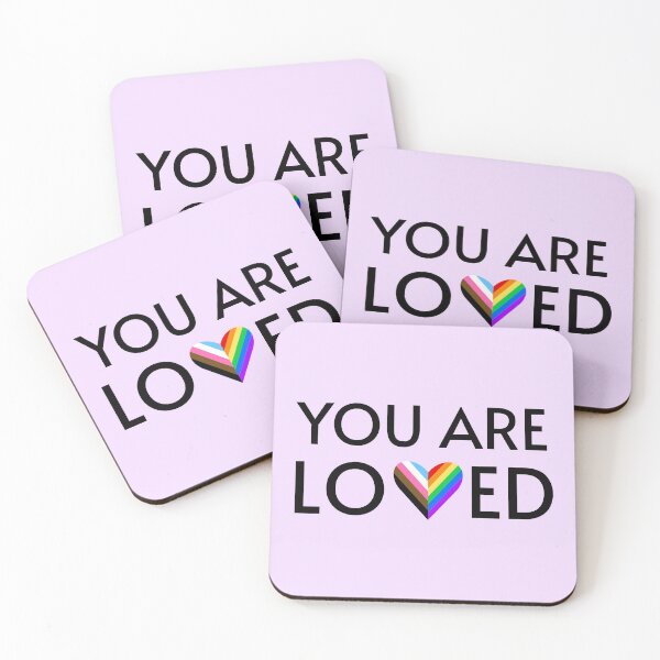 Item preview, You Are Loved - Progress Pride Heart designed and sold by mimsythe1st.