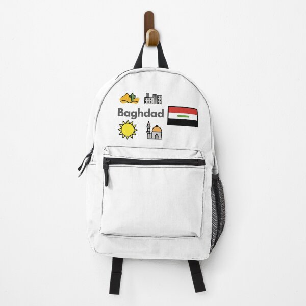 Item preview, Baghdad City Icons - Iraq Desert Sun & Mosque Travel Design designed and sold by iccdesignsshop.