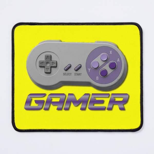 Item preview, SUPER GAMER - #FFFF00 designed and sold by Marlon Oseguera.