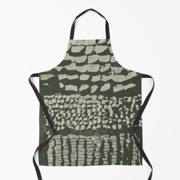 Item preview, Three Grains Textured Monoprint - Pine + Tea designed and sold by Irene Estelle.