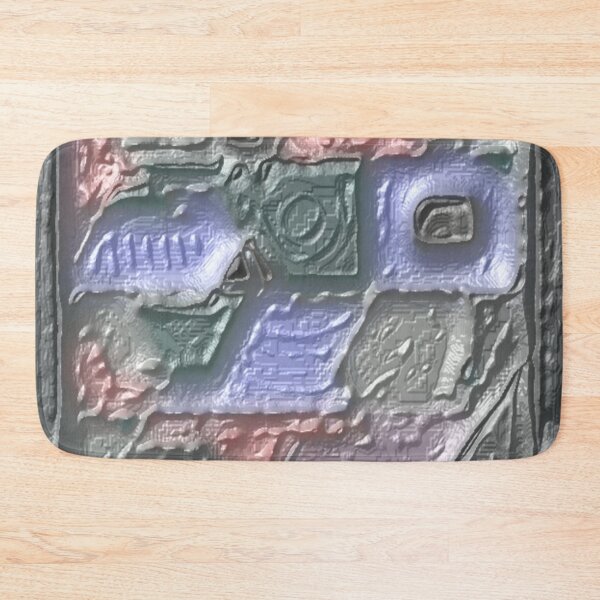 Item preview, modern mosaic flow dark plaster colorful geometric abstract design designed and sold by SmashingDeals.