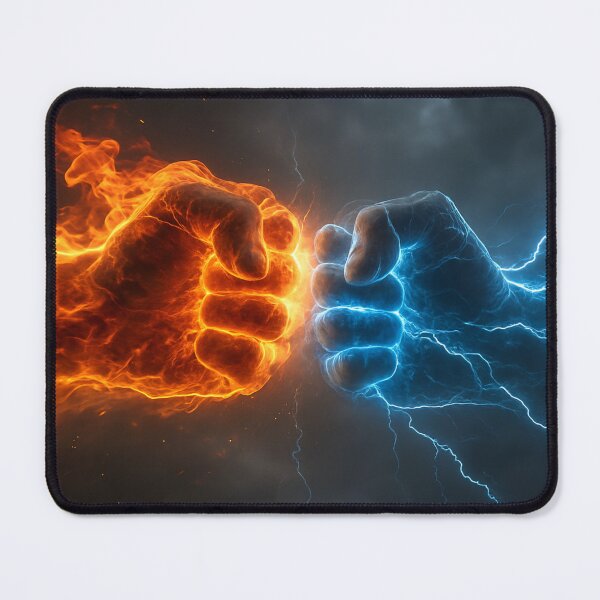 Item preview, Fire vs Lightning designed and sold by fantasyai3.
